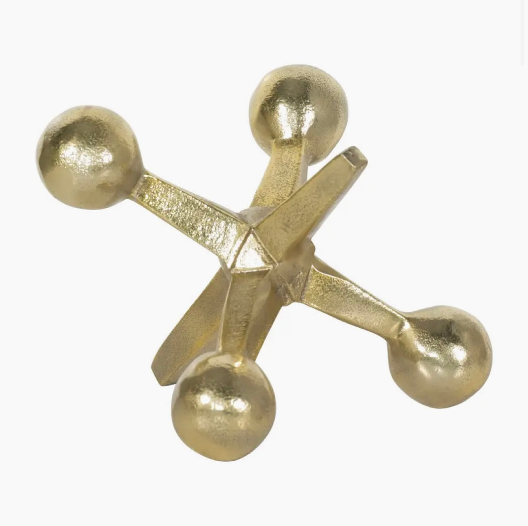 Gold Modern Jack Sculpture