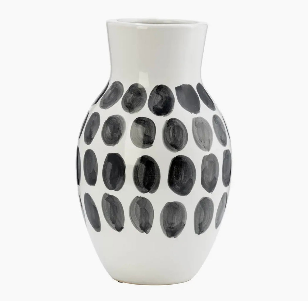 Black Dot Vase