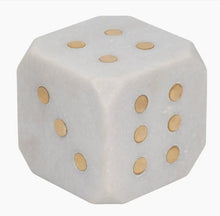 Load image into Gallery viewer, Marble Dice Decor
