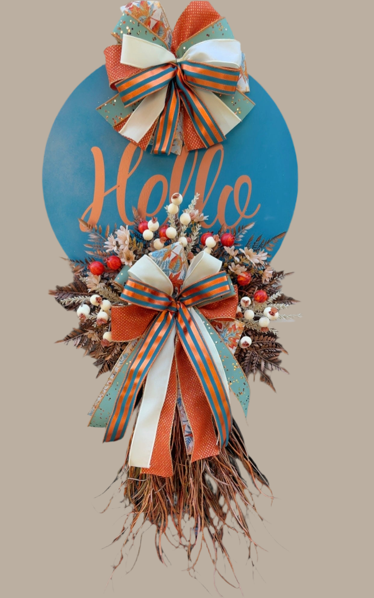 Luxury Fall Door Hanger Wreath